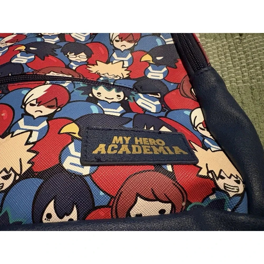 My Hero Academia Chibi Balloons Mini Backpack Bag All Over Print Bioworld
